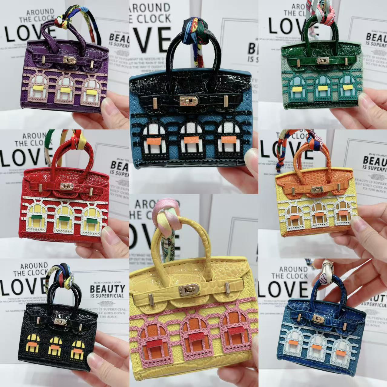 Small house bag mini window pendant headphone bag lipstick car key backpack backpack decoration eprolo