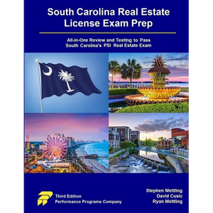 South Carolina Real Estate License Exam Prep: All-in-One Review and Testing to Pass South Carolina's PSI Real Estate Exam - Paperback