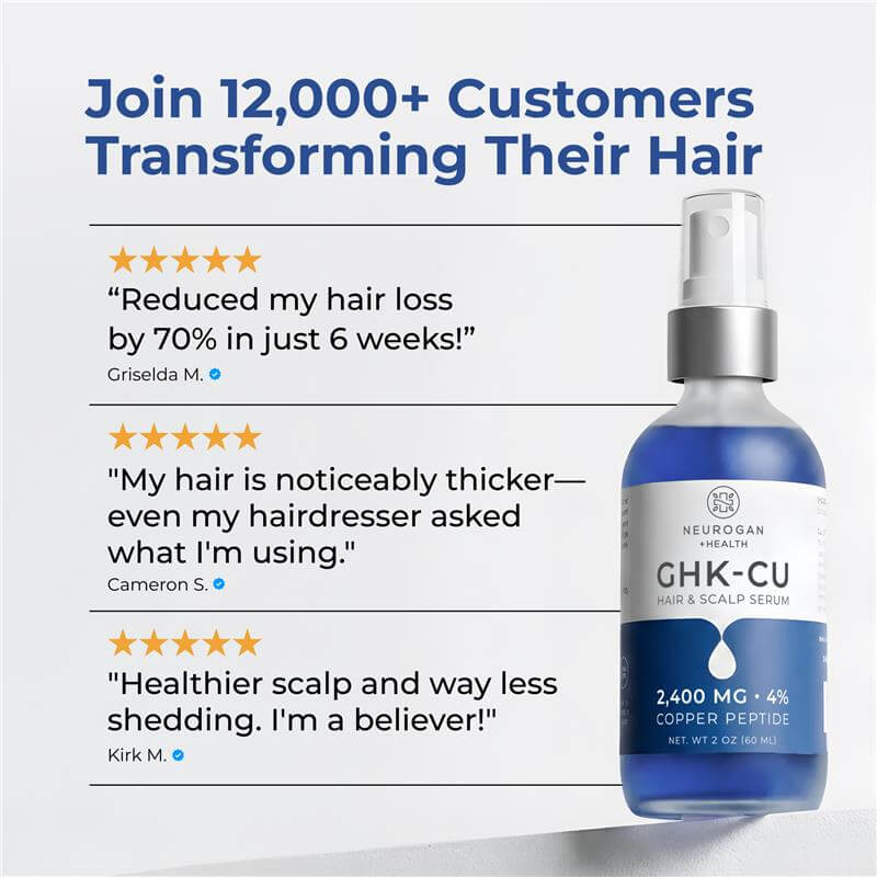 GHK-Cu Copper Peptide Hair & Scalp Serum Neurogan Health