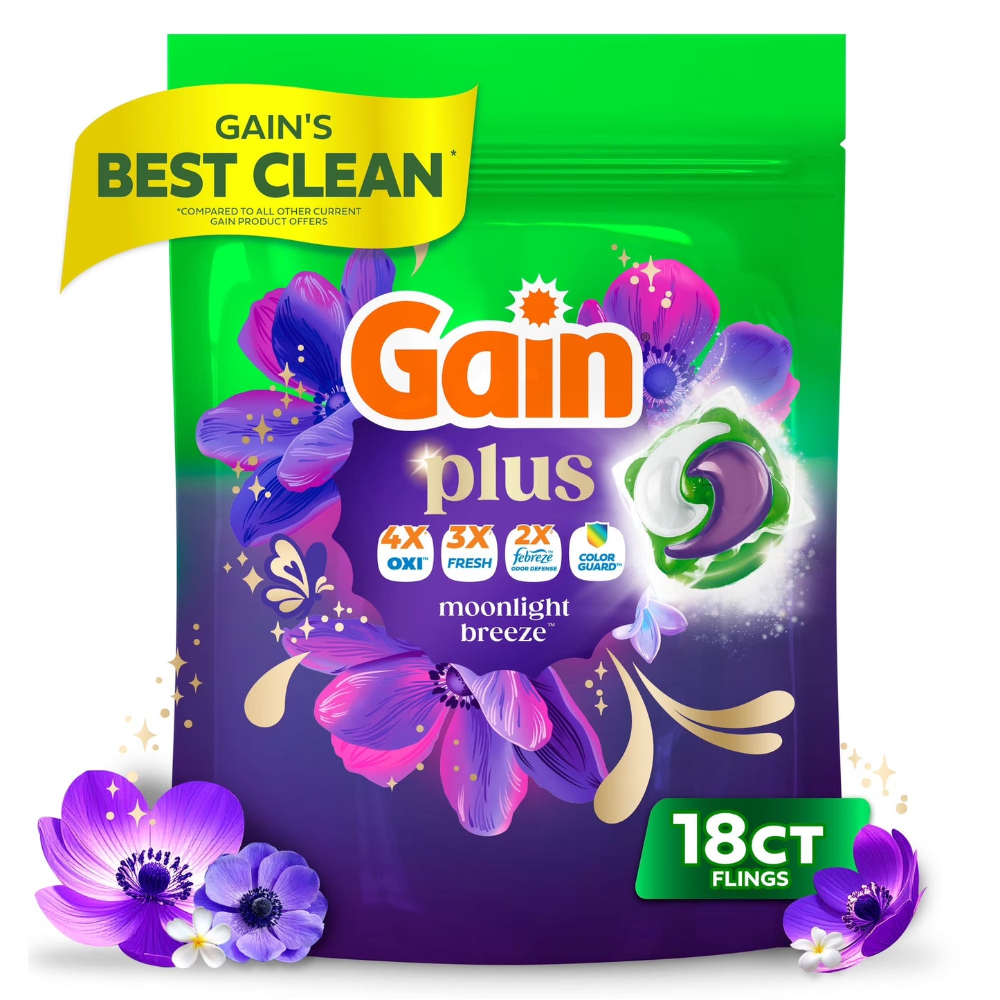 Gain Plus Moonlight Breeze Liquid Detergent 6 oz Pasteur Pharmacy