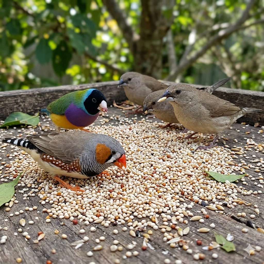 Higgings Supreme Finch Food 50 lbs. Natural Seed Blend for Healthy Birds Paw and Tail Supply