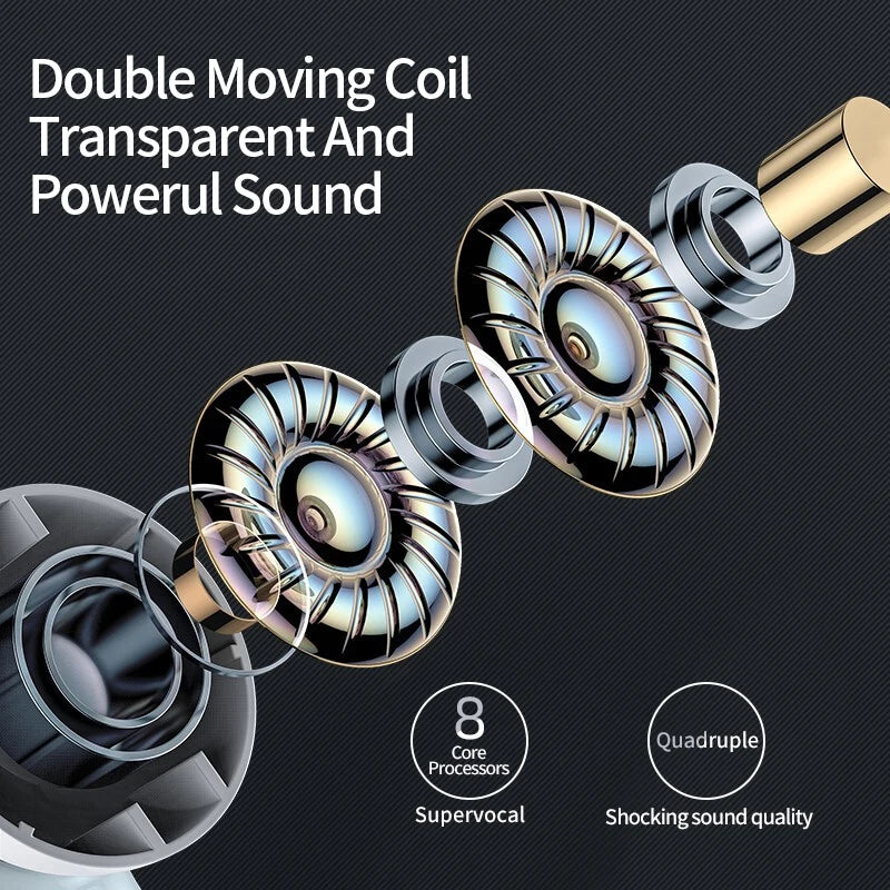 Techtitude™ Bluetooth 5.0 True Wireless Earbuds with Charging Box