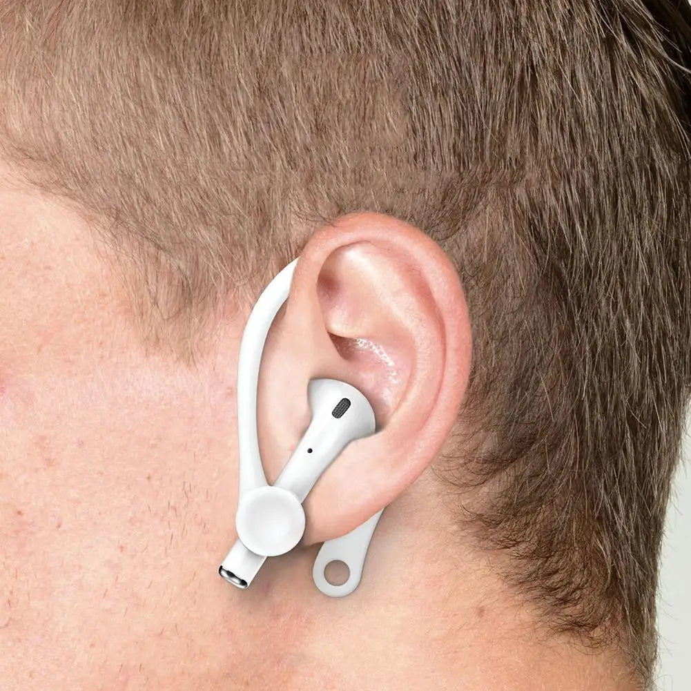 2Pcs Mini Anti-fall Bluetooth Headset Earhooks Earphone Holder for Air-pods 1 2 eprolo