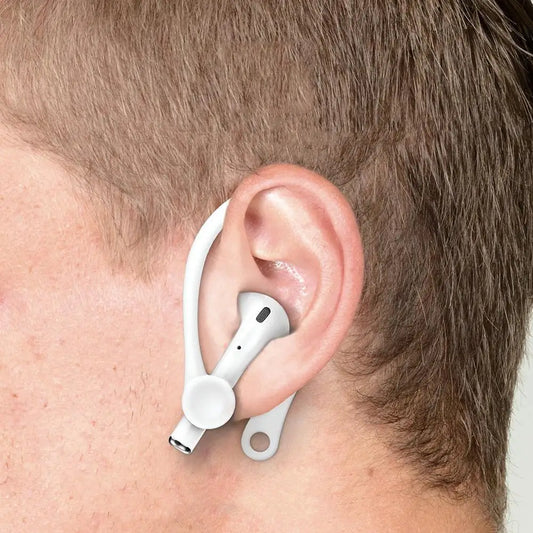 2Pcs Mini Anti-fall Bluetooth Headset Earhooks Earphone Holder for Air-pods 1 2 eprolo