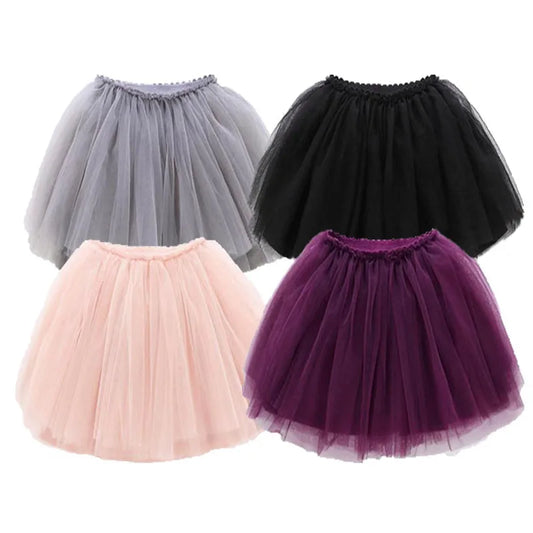 Baby Girls TuTu Skirts Fluffy Kids Ball Gown Pettiskirts 12 Colors Tutu Skirt Toddler Girl Princess Dance Party Skirt 12M-10Y