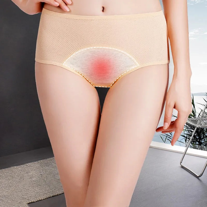 1PC Feminine Hygiene Breathable Mesh Menstrual Period Panties Leak Proof Women Underwear Physiological Pants Female Briefs eprolo