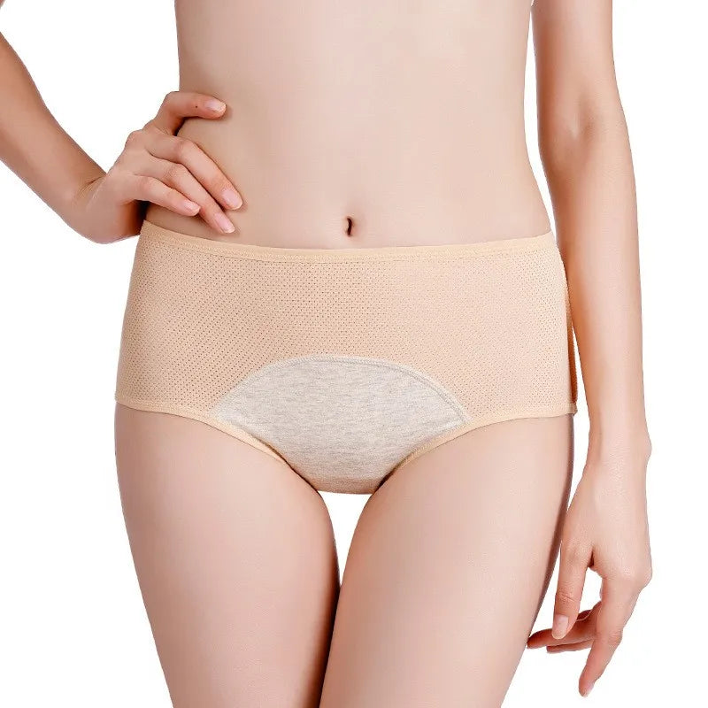 1PC Feminine Hygiene Breathable Mesh Menstrual Period Panties Leak Proof Women Underwear Physiological Pants Female Briefs eprolo
