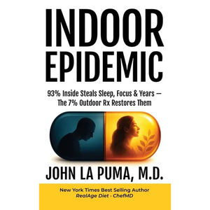 Indoor Epidemic: 93% Inside Steals Sleep, Focus & Years-The 7% Outdoor Rx Restores Them - Hardcover