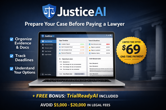JusticeAI — Pre-Litigation Case Prep Toolkit