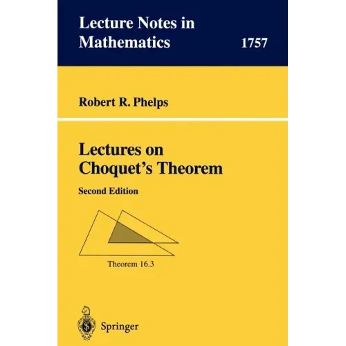 Lectures on Choquet's Theorem