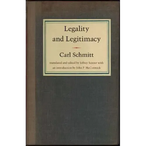 Legality and Legitimacy