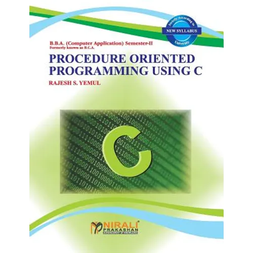 Procedure Oriented Programming Using C - Paperback