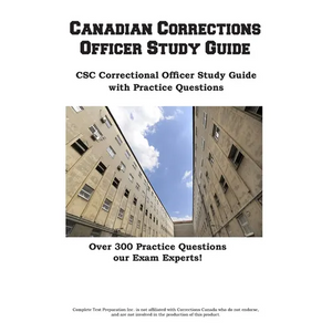 Canadian Corrections Officer Study Guide - Paperback