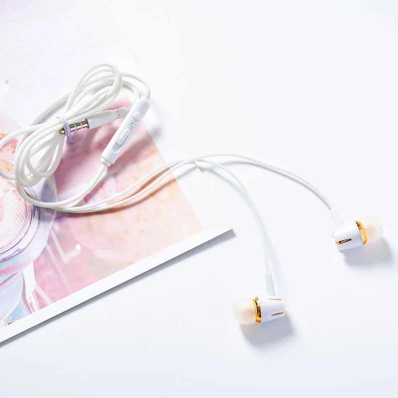 Luminous Headset 3.5mm Plug Wired Glowing Earphone with Mic Volume Control Bass Earbud for IPhone Samsung Huawei Xiaomi Phone Pc eprolo