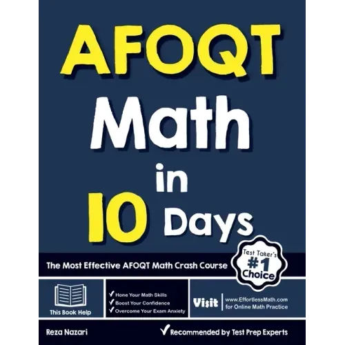 AFOQT Math in 10 Days: The Most Effective AFOQT Math Crash Course