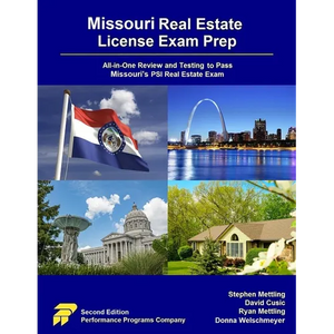 Missouri Real Estate License Exam Prep: All-in-One Review and Testing to Pass Missouri's PSI Real Estate Exam - Paperback