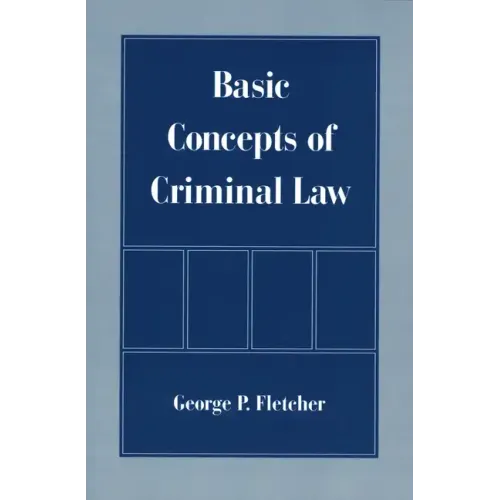 Basic Concepts of Criminal Law