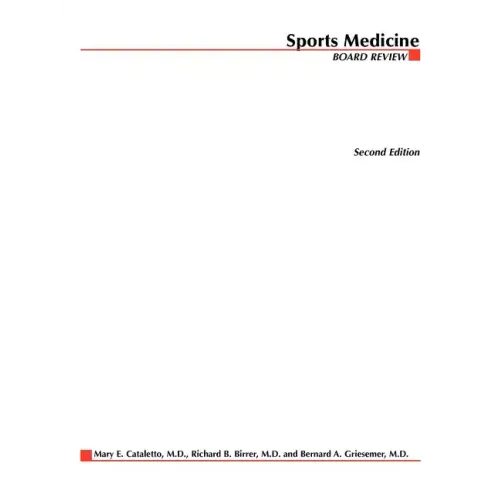 Sports Medicine Board Review