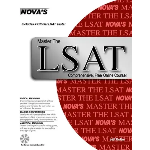 Master The LSAT: Includes 4 Official LSATs! [With CDROM]