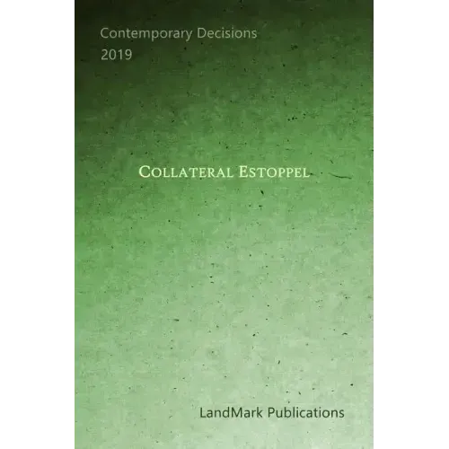 Collateral Estoppel