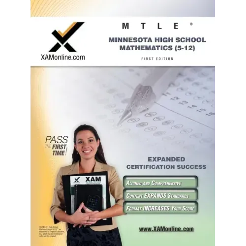 Mtle Minnesota High School Mathematics (5-12) Teacher Certification Test Prep Study Guide