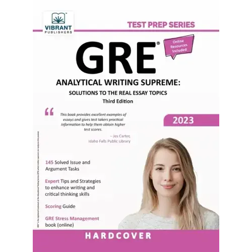 GRE Analytical Writing Supreme: Solutions to the Real Essay Topics