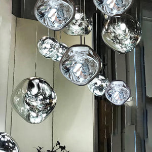 Nordic PVC LED Pendant Lights Lighting Lava Hanging Lamp for Living Room LOFT LED Pendant Lamp Bedroom Bar Luminarias Hanglamp