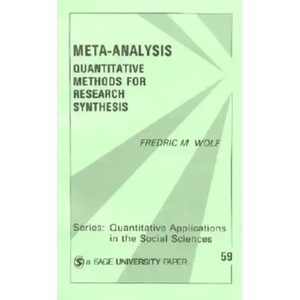 Meta-Analysis: Quantitative Methods for Research Synthesis - Paperback