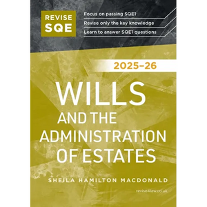 Revise SQE Wills and the Administration of Estates 2025-26 - Paperback