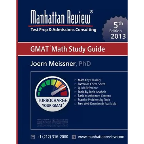 Manhattan Review GMAT Math Study Guide [5th Edition]
