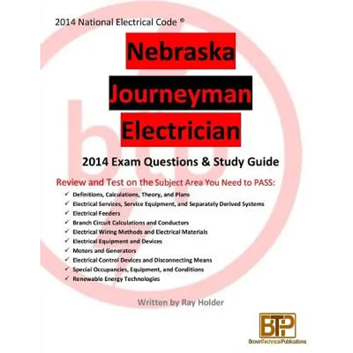 Nebraska 2014 Journeyman Electrician Study Guide
