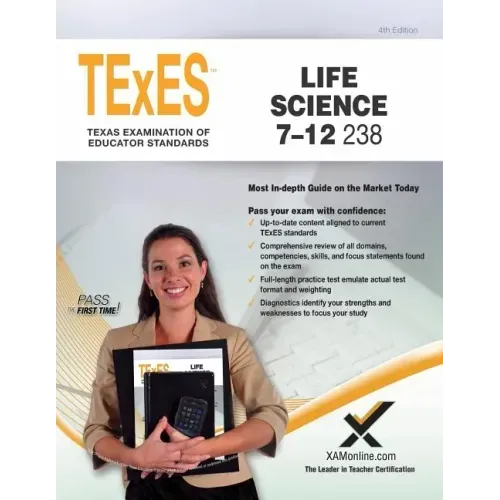TExES Life Science 7-12 238 Teacher Certification Study Guide Test Prep
