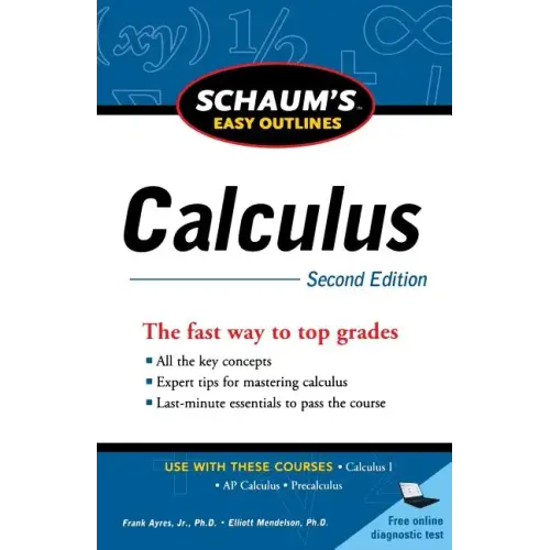 Schaum's Easy Outline of Calculus, Second Edition