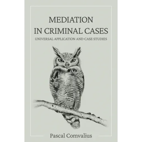 Mediation in Criminal Cases - Paperback