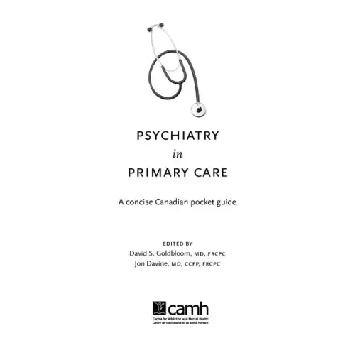 Psychiatry in Primary Care: A Concise Canadian Pocket Guide