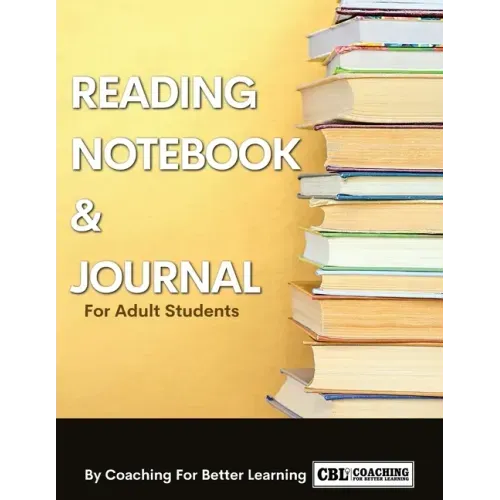 Reading Notebook and Journal For Adult Students