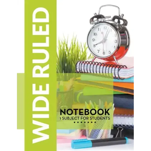 Wide Ruled Notebook - 1 Subject For Students