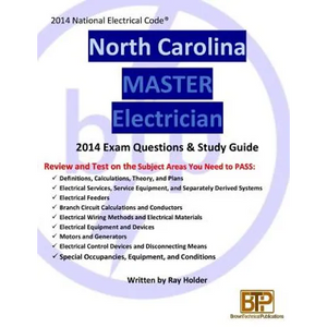 North Carolina 2014 Master Electrician Study Guide - Paperback