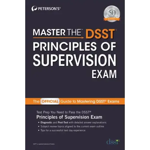 Master the Dsst Principles of Supervision - Paperback