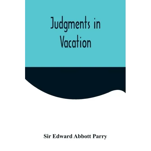 Judgments in Vacation