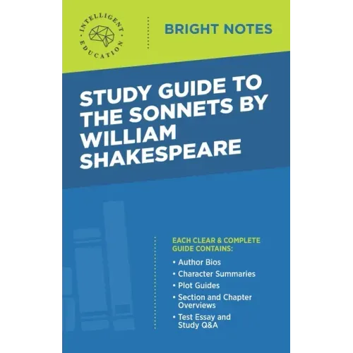Study Guide to The Sonnets by William Shakespeare