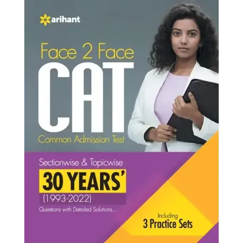 Face To Face CAT 30 Years (1993-2022) Sectionwise & Topicwise solved paper 2023