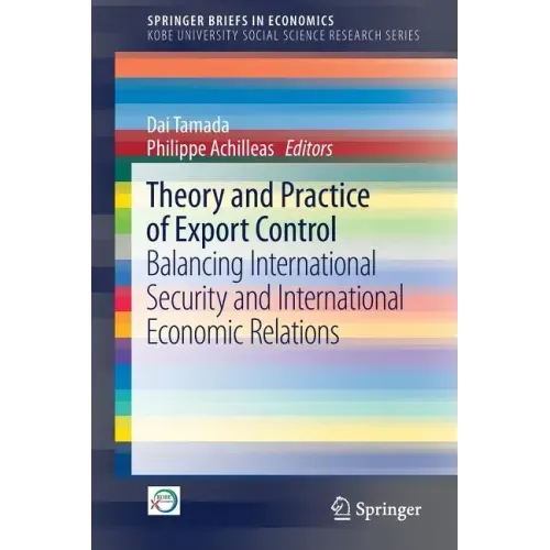 Theory and Practice of Export Control: Balancing International Security and International Economic Relations