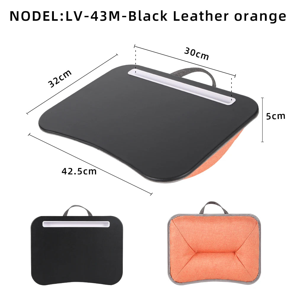 MUMUCC Multifunctional Laptop Desk With Cushion and Filled with Foam Particles, Small Pillow Table, Hard Mouse Pad Large annizon.com