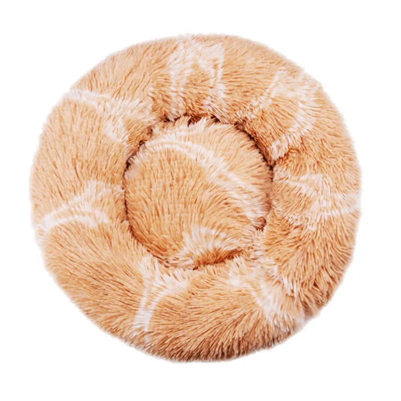 40-90cm 6 Sizes Round Pet Bed for Large Dog Bed Super Soft Cat Bed Plush Dog House for Medium Dog House Winter Warm Sleeping annizon.com