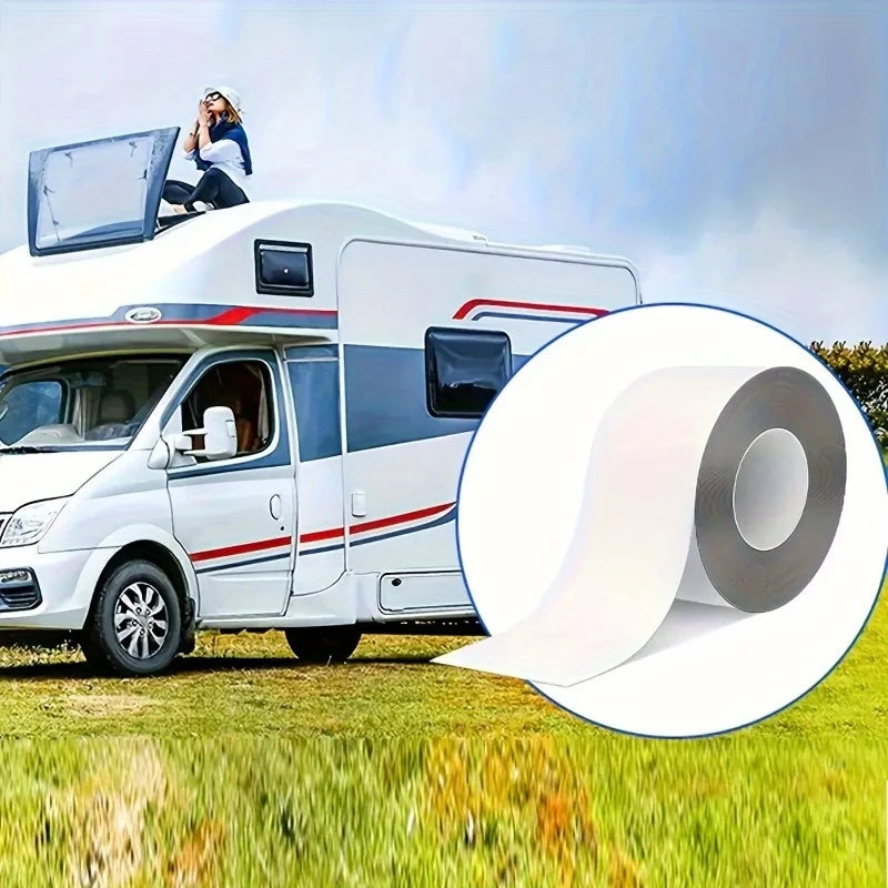 1 Roll RV Roof Tape Waterproof for RV Repair, Window, Boat Sealing, Truck And Trailer Roof Sealant RV Butyl Tape annizon.com