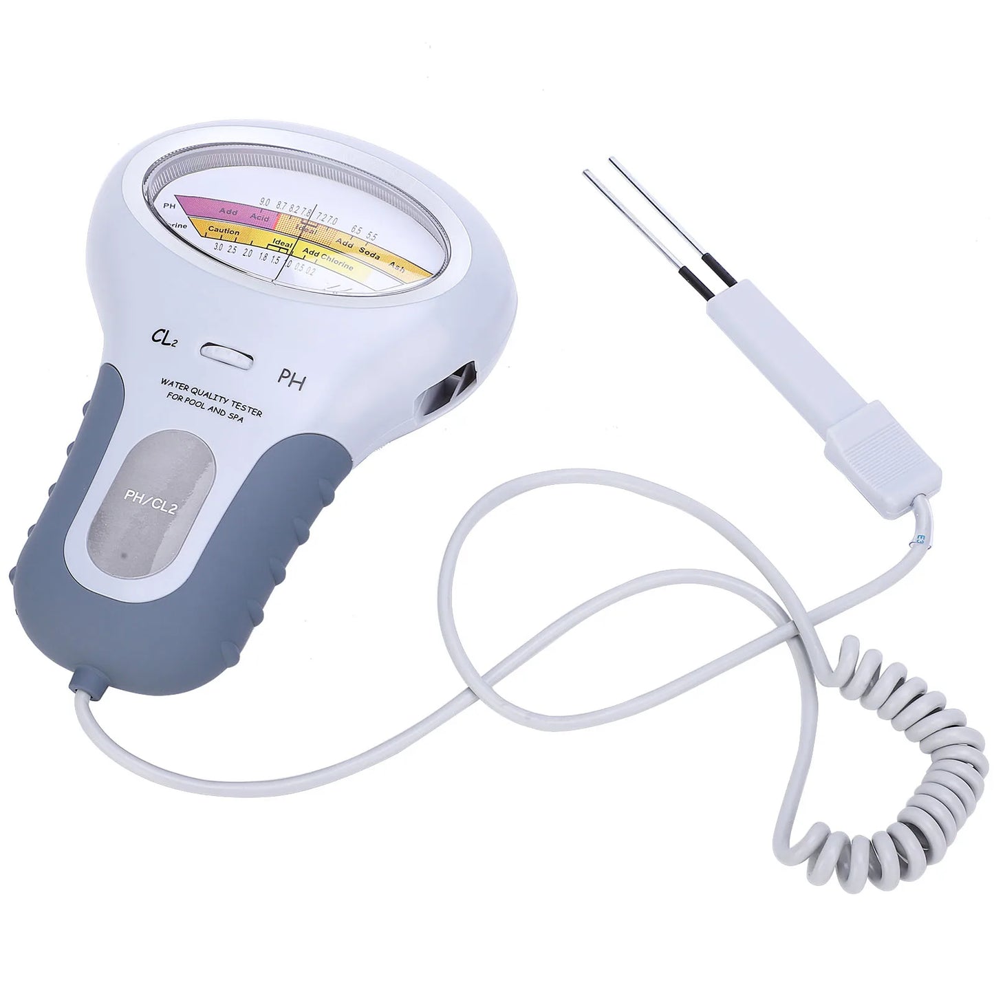 Chlorine Tester Pool Chlorine Tester PC‑102 CL2 Chlorine &amp  Tester Swimming Pool Spa Water Quality Analyzer with Probe