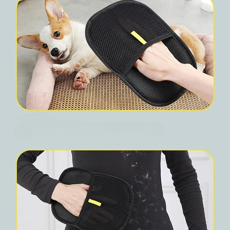 Pet Hair Remover Portable Washable Clothes Hair Dehairing Gloves Pet Cleaning Products Pet Accessories annizon.com
