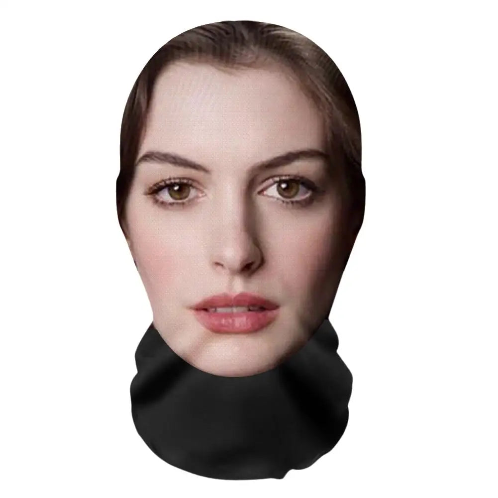 2025 New 3D Printed Mask Funny Mesh Mask Full Face Headwear Elastic Mesh Cosplay Headwear Balaclava Hood Hat Headgear