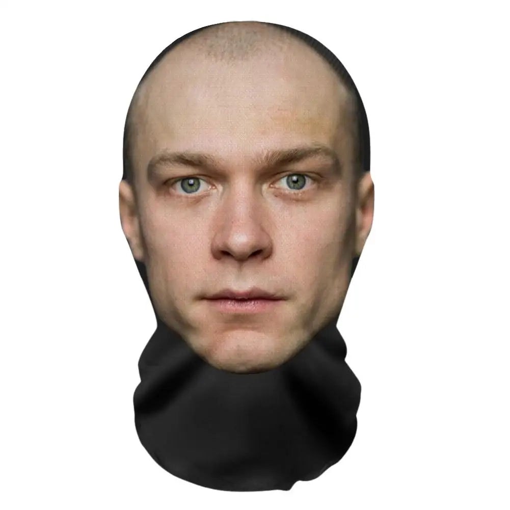2025 New 3D Printed Mask Funny Mesh Mask Full Face Headwear Elastic Mesh Cosplay Headwear Balaclava Hood Hat Headgear